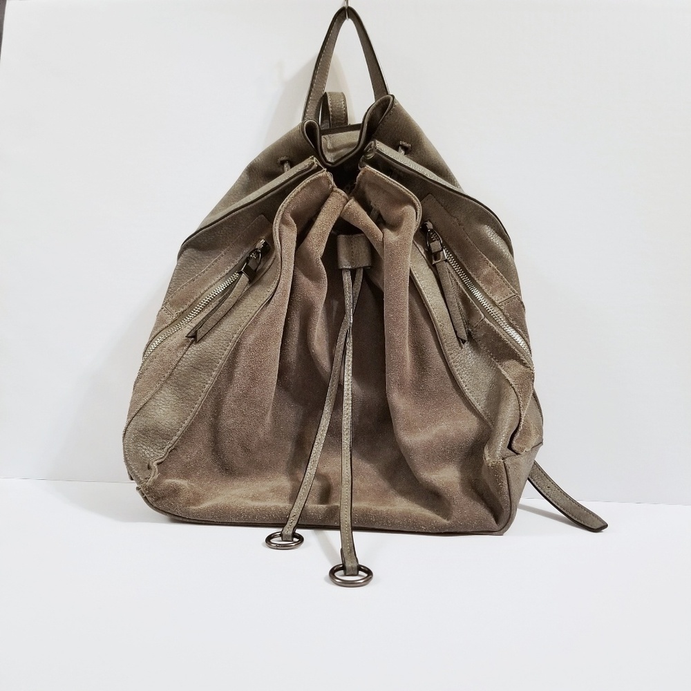 Stylish grey backpack / laptop bag- ModeLuxe